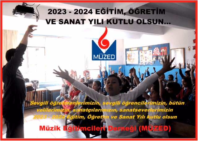 2023 - 2024 EĞİTİM, ÖĞRETİM VE SANAT YILI KUTLU OLSUN