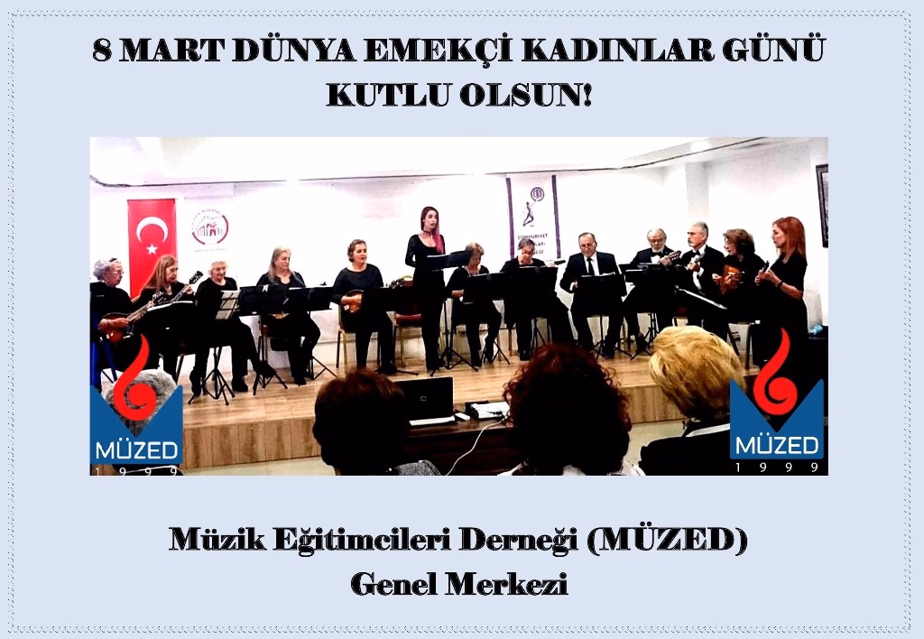 8 MART DÜNYA EMEKÇİ KADINLAR GÜNÜ KUTLU OLSUN!