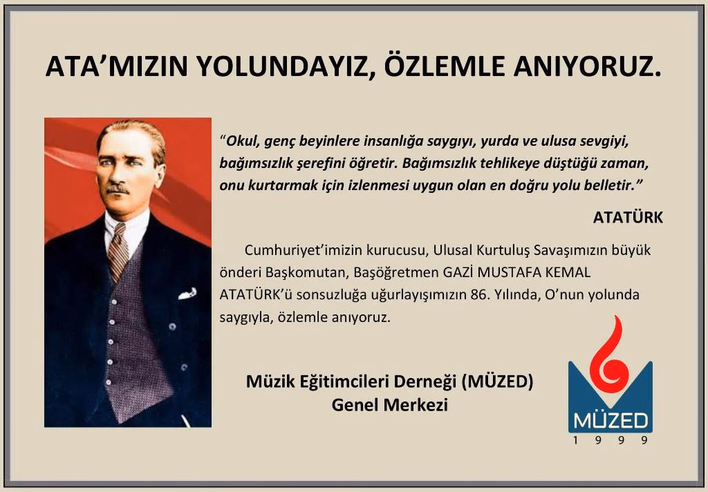 ATA’MIZIN YOLUNDAYIZ, ÖZLEMLE ANIYORUZ