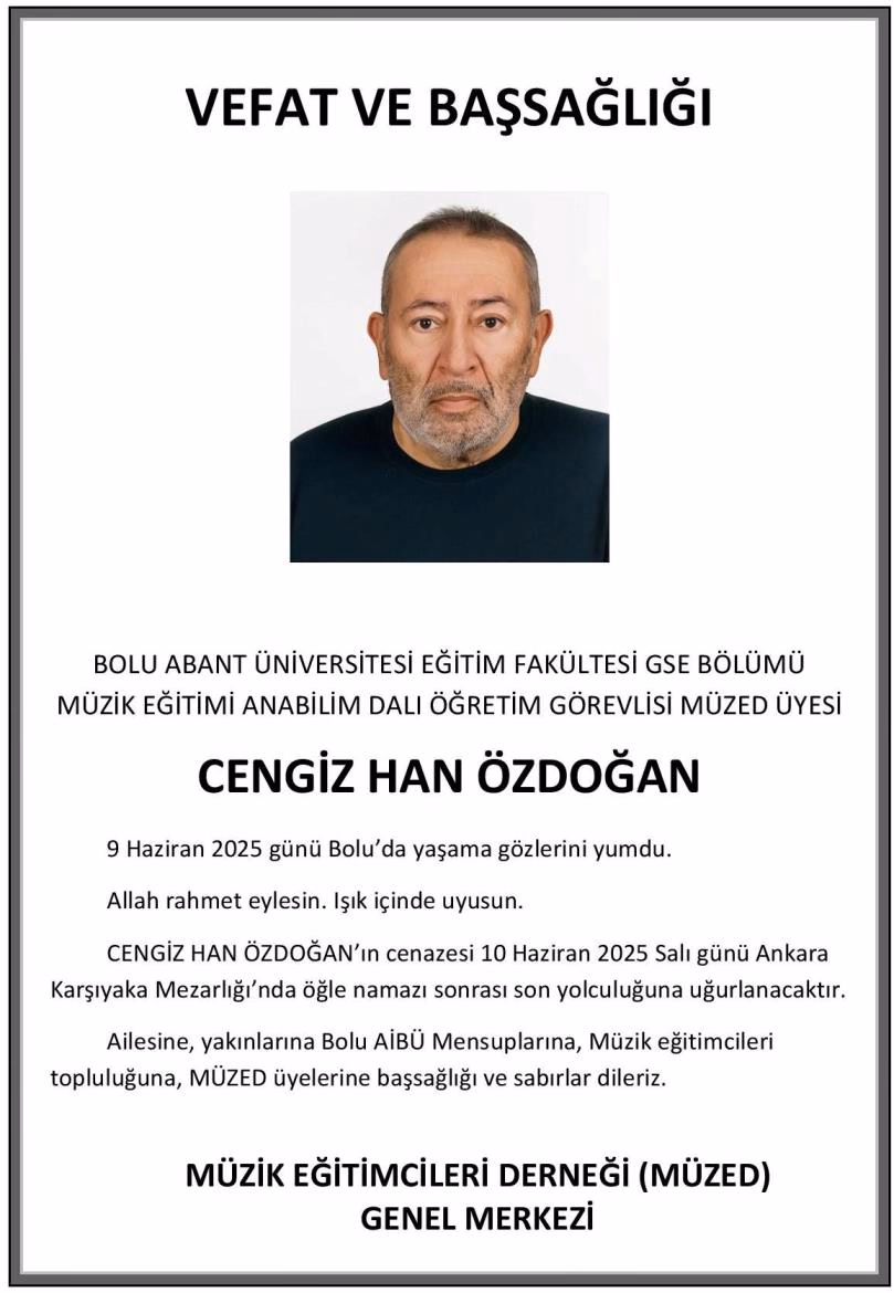 VEFAT VE BAŞSAĞLIĞI